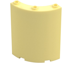 LEGO Amarillo claro brillante Panel 4 x 4 x 6 Curvo (30562 / 35276)