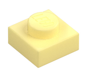 LEGO Bright Light Yellow Plate 1 x 1 (3024 / 30008)