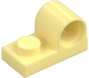 LEGO Bright Light Yellow Plate 1 x 2 with Pin Hole (11458)