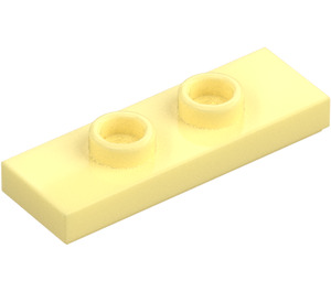 LEGO Bright Light Yellow Plate 1 x 3 with 2 Studs (34103)