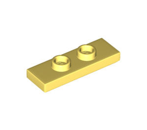 LEGO Bright Light Yellow Plate 1 x 3 with 2 Studs (34103)