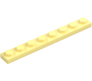 LEGO Bright Light Yellow Plate 1 x 8 (3460)