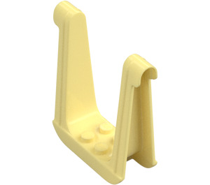 LEGO Amarillo claro brillante Placa 2 x 2 con Swing (67075)