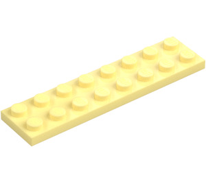 LEGO Helder lichtgeel Plaat 2 x 8 (3034)