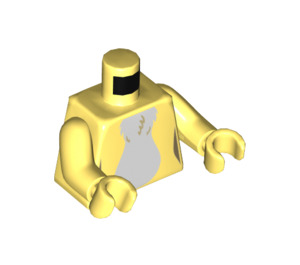 LEGO Amarillo claro brillante Conejo Minifigura Torso (973 / 76382)