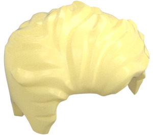 LEGO Bright Light Yellow Short Brushed Back Wavy Hair (23186)