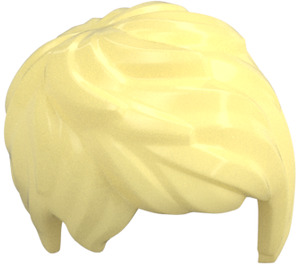 LEGO Bright Light Yellow Short Tousled Hair Swept Left (37823)