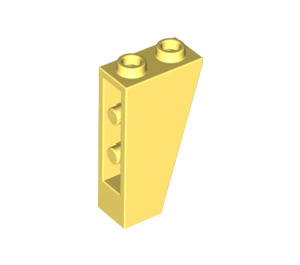 LEGO Bright Light Yellow Slope 1 x 2 x 3 (75°) Inverted (2449)