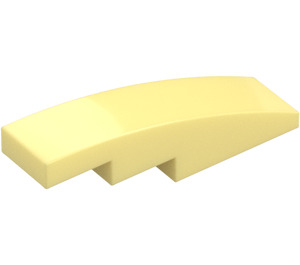 LEGO Bright Light Yellow Slope 1 x 4 Curved (11153 / 61678)