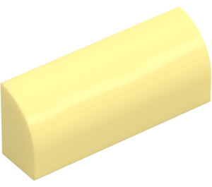 LEGO Giallo chiaro brillante Pendenza 1 x 4 Curvo (6191 / 10314)