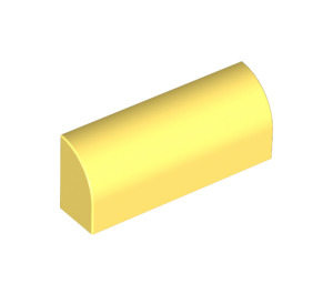 LEGO Bright Light Yellow Slope 1 x 4 Curved (6191 / 10314)