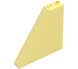 LEGO Bright Light Yellow Slope 1 x 6 x 5 (55°) without Bottom Stud Holders (30249)