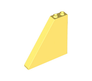 LEGO Bright Light Yellow Slope 1 x 6 x 5 (55°) without Bottom Stud Holders (30249)