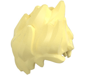 LEGO Bright Light Yellow Spiky Shaped Hair (25411 / 86290)