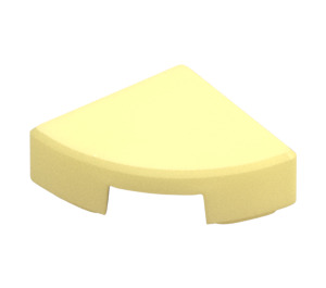 LEGO Bright Light Yellow Tile 1 x 1 Quarter Circle (25269 / 84411)