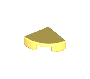 LEGO Bright Light Yellow Tile 1 x 1 Quarter Circle (25269 / 84411)