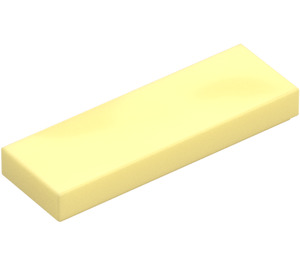 LEGO Amarillo claro brillante Plana 1 x 3 (63864)