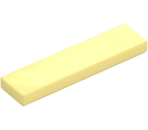 LEGO Bright Light Yellow Tile 1 x 4 (2431 / 35371)