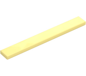 LEGO Amarillo claro brillante Plana 1 x 8 (4162)