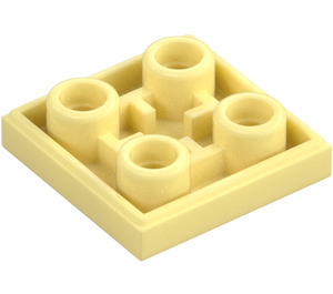 LEGO Bright Light Yellow Tile 2 x 2 Inverted (11203)