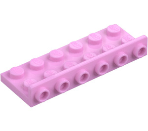 LEGO Rosa brillante Soporte 2 x 6 con 1 x 6 Arriba (64570)