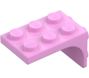 LEGO Lyserød Beslag 3 x 2 med Plade 2 x 2 Downwards (69906)