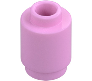 LEGO Fel roze Steen 1 x 1 Rond met open nop (3062 / 35390)