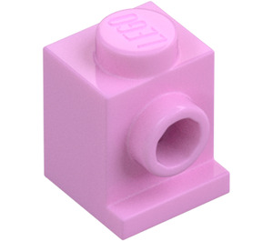 LEGO Světle růžová Kostka 1 x 1 s Světlomet (4070 / 30069)