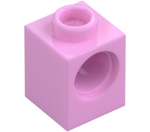 LEGO Fel roze Steen 1 x 1 met Gat (6541)