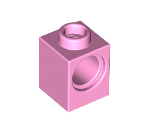 LEGO Fel roze Steen 1 x 1 met Gat (6541)