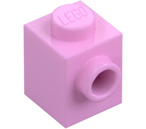 LEGO Rosa brillante Mattoncino 1 x 1 con Bottoncino su Uno Lato (87087)