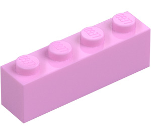 LEGO Bright Pink Brick 1 x 4 (3010 / 6146)