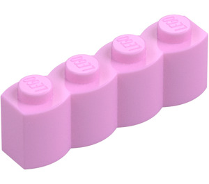 LEGO Fel roze Steen 1 x 4 Log (30137)