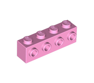 LEGO Fel roze Steen 1 x 4 met 4 Studs Aan een Kant (30414)