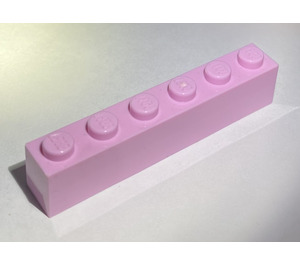 LEGO Bright Pink Brick 1 x 6 (3009)