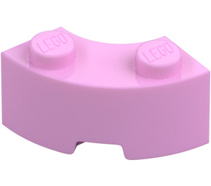 LEGO Bright Pink Brick 2 x 2 Round Corner with Stud Notch and Reinforced Underside (85080)