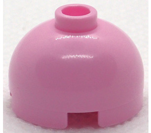 LEGO Bright Pink Brick 2 x 2 Round with Dome Top (with Axle Holder) (3262 / 30367)