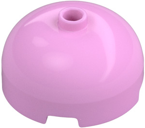 LEGO Fel roze Steen 3 x 3 Rond Dome (49308)