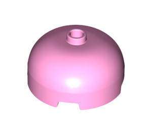 LEGO Fel roze Steen 3 x 3 Ronde Dome (49308)
