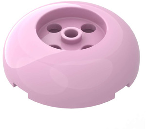 LEGO Bright Pink Brick 4 x 4 Round Dome Top (79850)