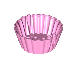 LEGO Bright Pink Cake Cup Container 8 x 8 x 3 (72024)