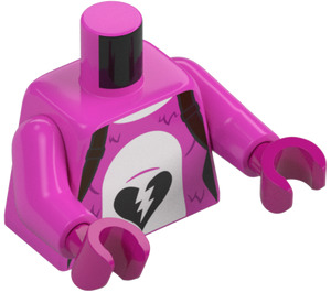 LEGO Lyserød Cuddle Team Leader Minifig Torso (973)