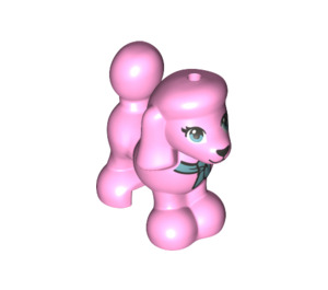 LEGO Fel roze Hond - Poodle (66595 / 66718)
