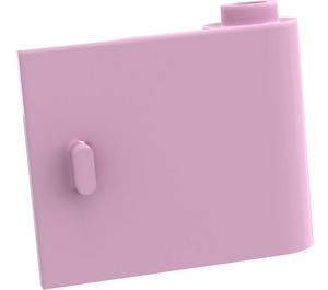 LEGO Rosa brillante Puerta 1 x 3 x 2 Derecha con bisagra hueca (92263)