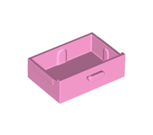 LEGO Leuchtend rosa Drawer mit Verstärkungen (78124)