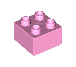 LEGO Bright Pink Duplo Brick 2 x 2 (3437 / 89461)