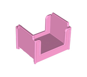 LEGO Bright Pink Duplo Cot (4886)