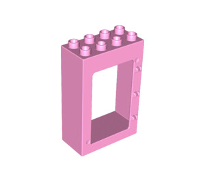 LEGO Bright Pink Duplo Door Frame 2 x 4 x 5 (92094)