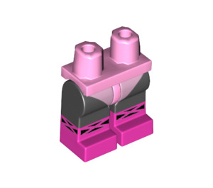 LEGO Bright Pink Fairy Batman Minifigure Hips and Legs (3815 / 29911)