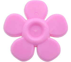 LEGO Bright Pink Flower with Smooth Petals with Small Pin (93080)